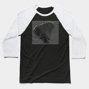 triangle shape in lines Baseball T-Shirt